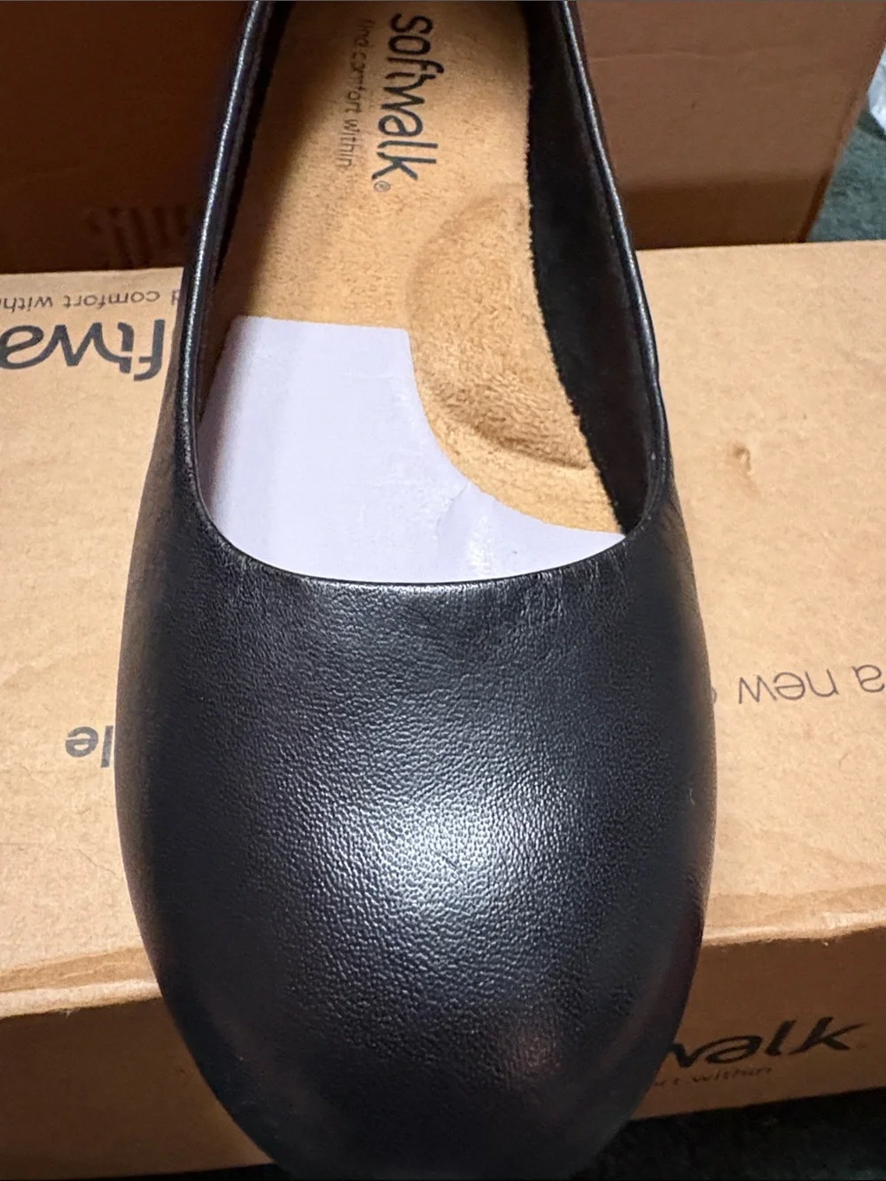 New Softwalk black comfort shoes women’s 9W